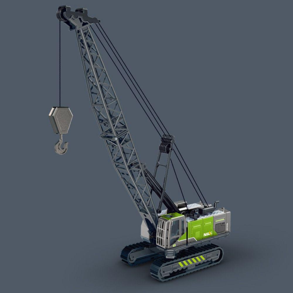 Simulation Engineering Car Model Zinc Zinc Alloy Diecast Vehicle Excavator Crane Truck Toys  Kids Student