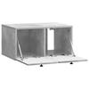 Wall Mounted TV Cabinet 59.5 x 41 x 30 cm Concrete Grey