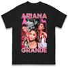Ariana Grande Rosa Glitzer Bootleg Herren T-Shirt Damen Oberteile T-Shirts