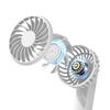 New Multifunctional Clip Fan USB C Rechargeable Portable Outdoor Handheld Mini Fan with 3 Speeds Long Battery Life