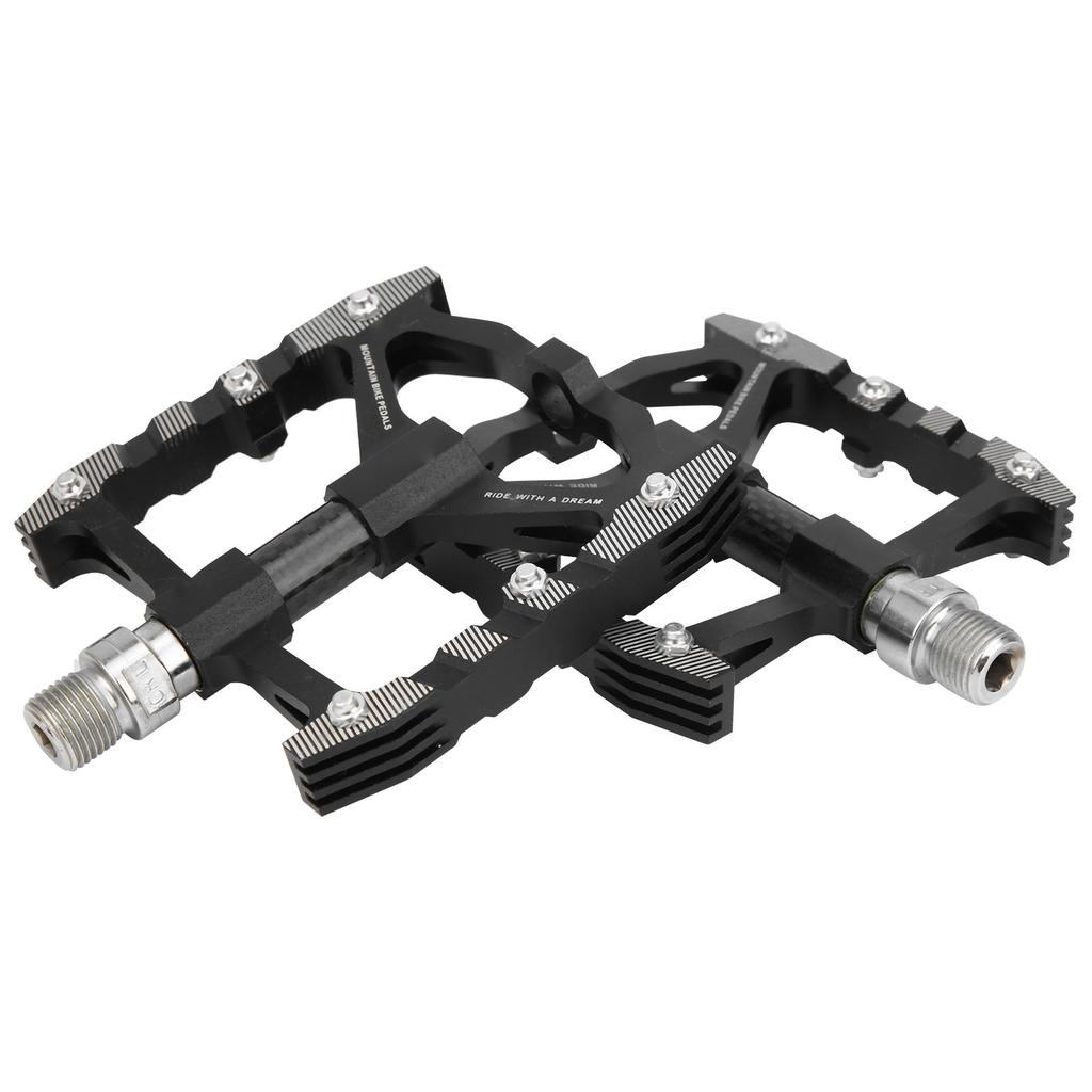 Wheelup Bicycle Pedals Carbon Fiber Aluminum Alloy Bearing Platform AntiSlip Mountain Bike Cycling