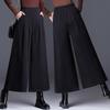 Plus Size High Waist Loose Wide Leg Pants for Women - Petite Fit, Casual Elastic Waist, Autumn/Winter Collection