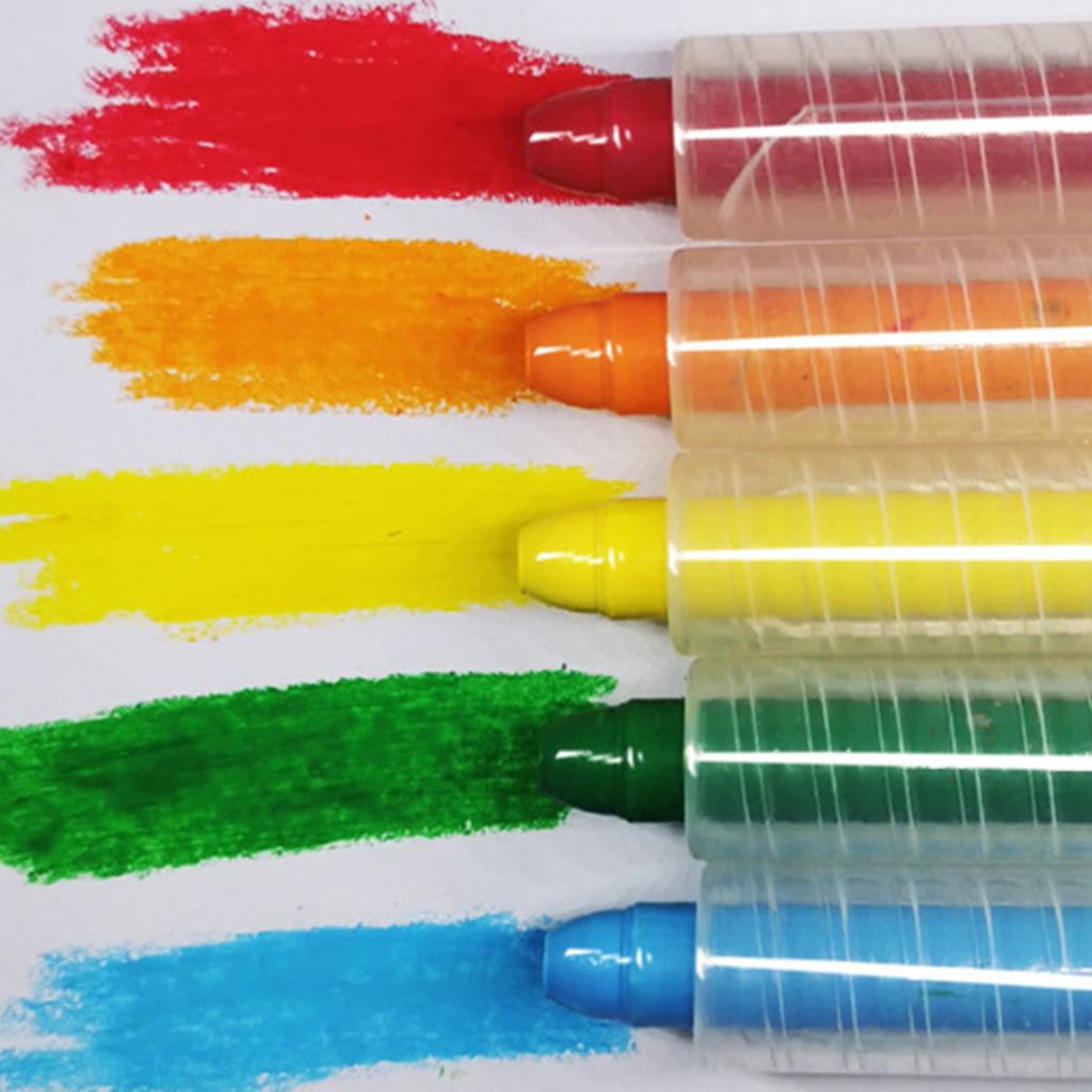 Washable Sidewalk Chalk Dust Free Solid Water Chalk Jumbo Chalk Blackboard Chalk for Outdoor Games Chalkboard Drawing