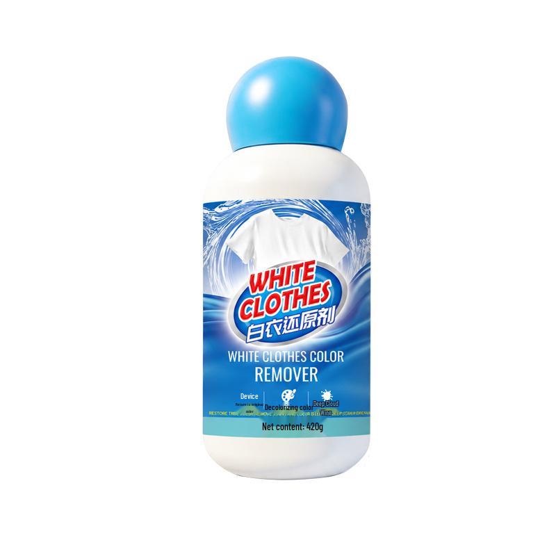White Garment Reviver: Stain & Yellowing Remover, Whitening Wash for Clothes