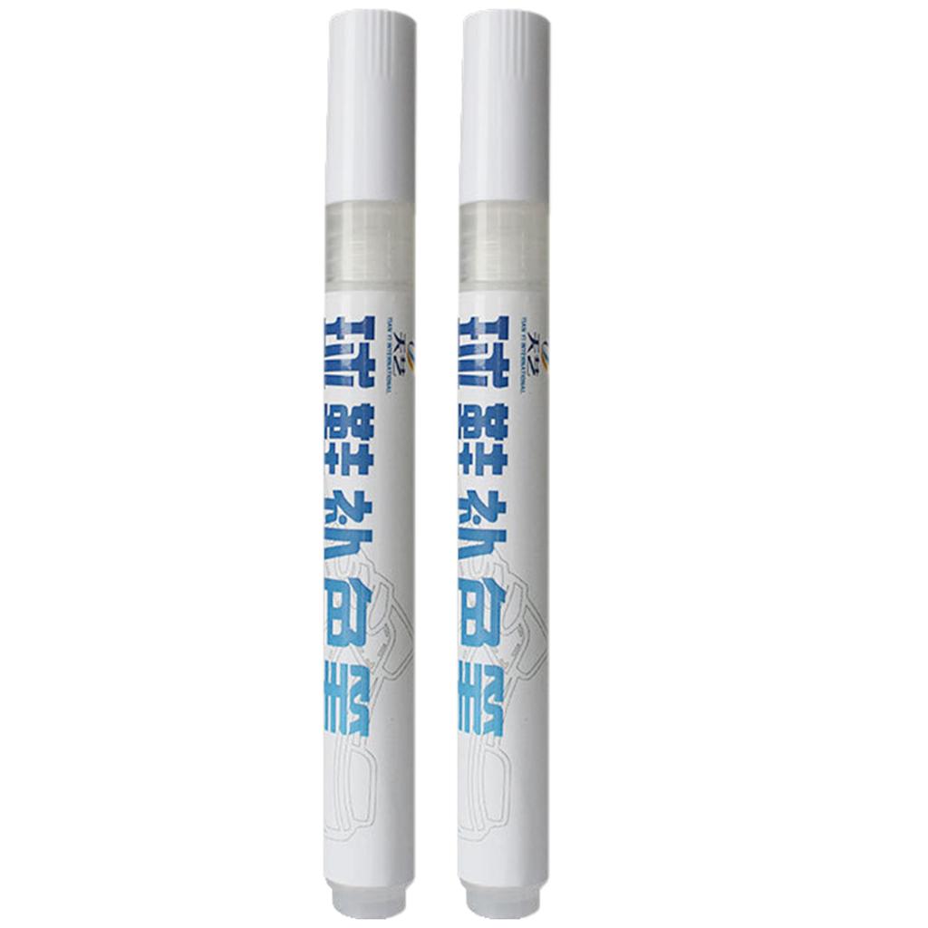 2 Pcs Shoes Repair Pen Sneaker Repair Pen Sneakers Whitening Pen Repair Complementary Color Shoe Whitener Marker