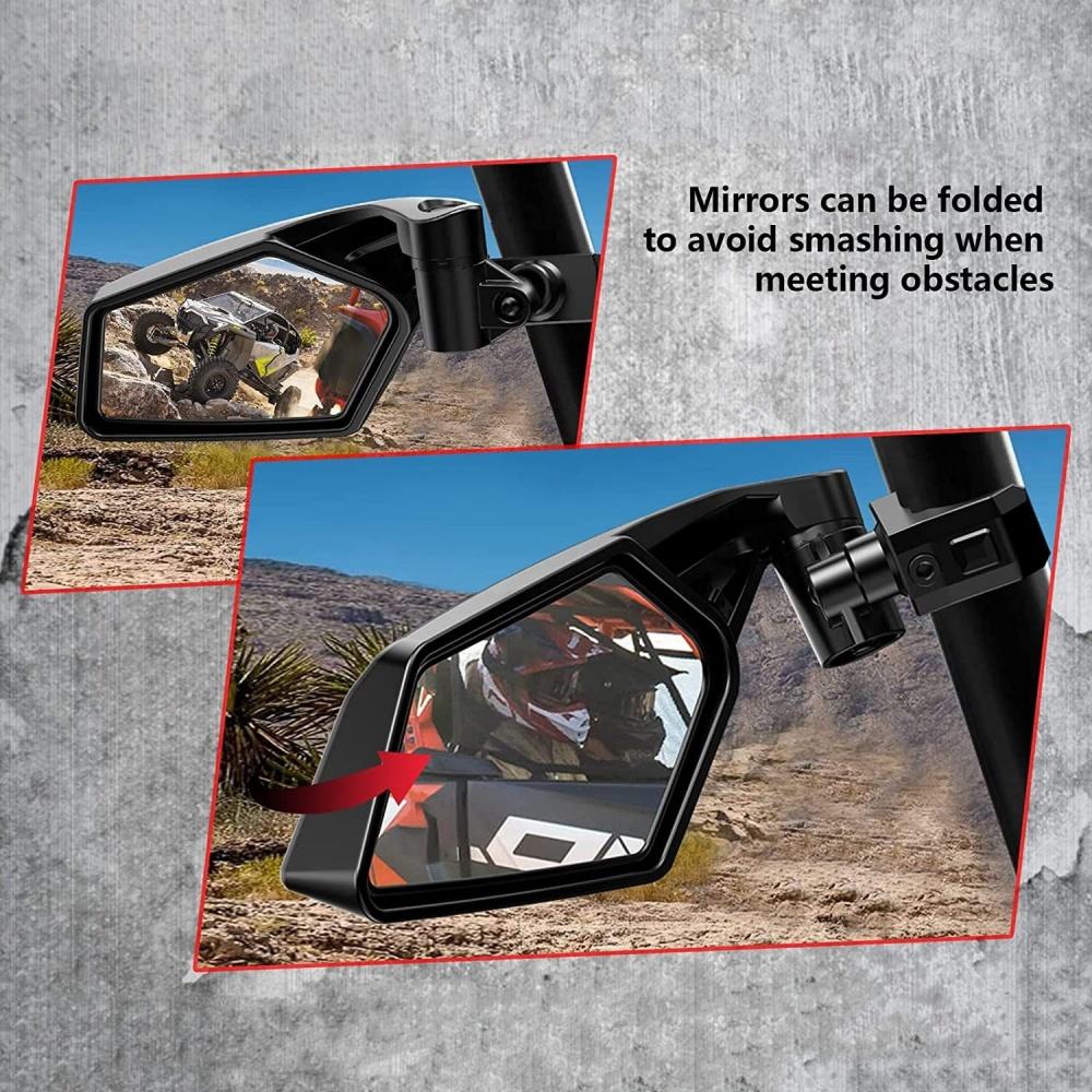 Adjustable Side Mirror Rear View For Can Am Maverick X3 Xrs Xds Max 2017-2018