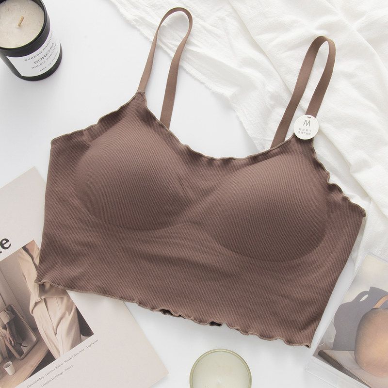 

Yiwu Japanese Style No Steel Ring Quick-Dry One-Piece Underwear Brown S (Recommended 70A/70B/70C/75A/75B)