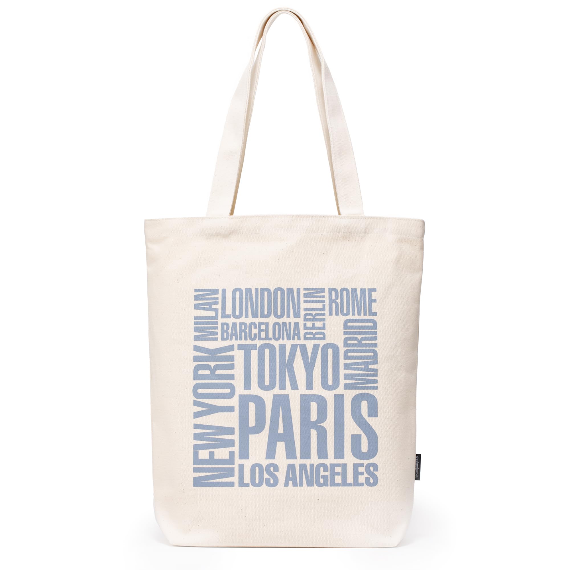 

Made in original design tote size L [design@work] Japan, thick, bag, (natural)