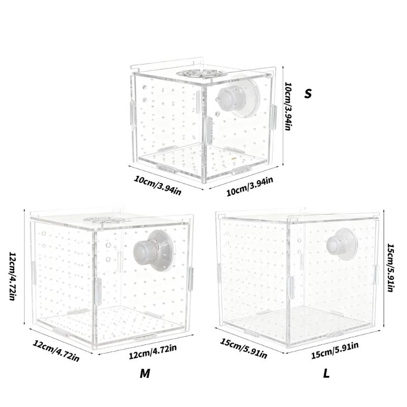 FishTank Hatchery Incubator Aquarium Small Breeding Box Clear Breeder Isolation Hatching Box