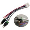 Power Input Speaker 10 Pin Harness Plug RCA Connector For Dual TBX10A Amplifier