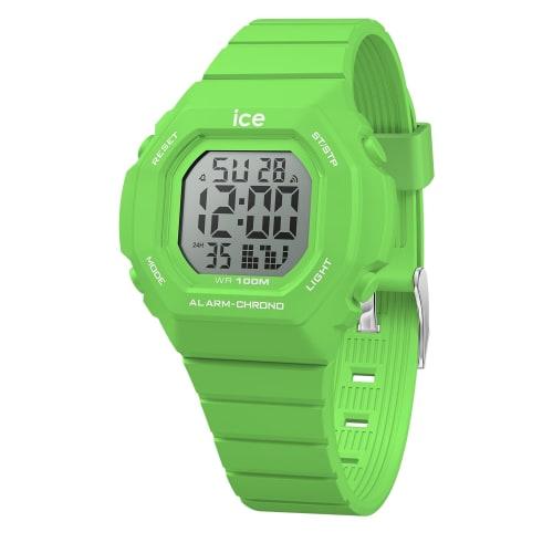 Authorized Ice Watch Authorized Dealer: Ice Watch Digital Men's Watch 022097 ICE Digit Ultra Green Small