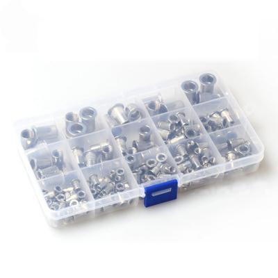 150pcs Flat Head Stainless Steel Rivet Nuts Cylindrical Hollow Rivet Nuts Hand Tools Tool Accessories Professional Tools