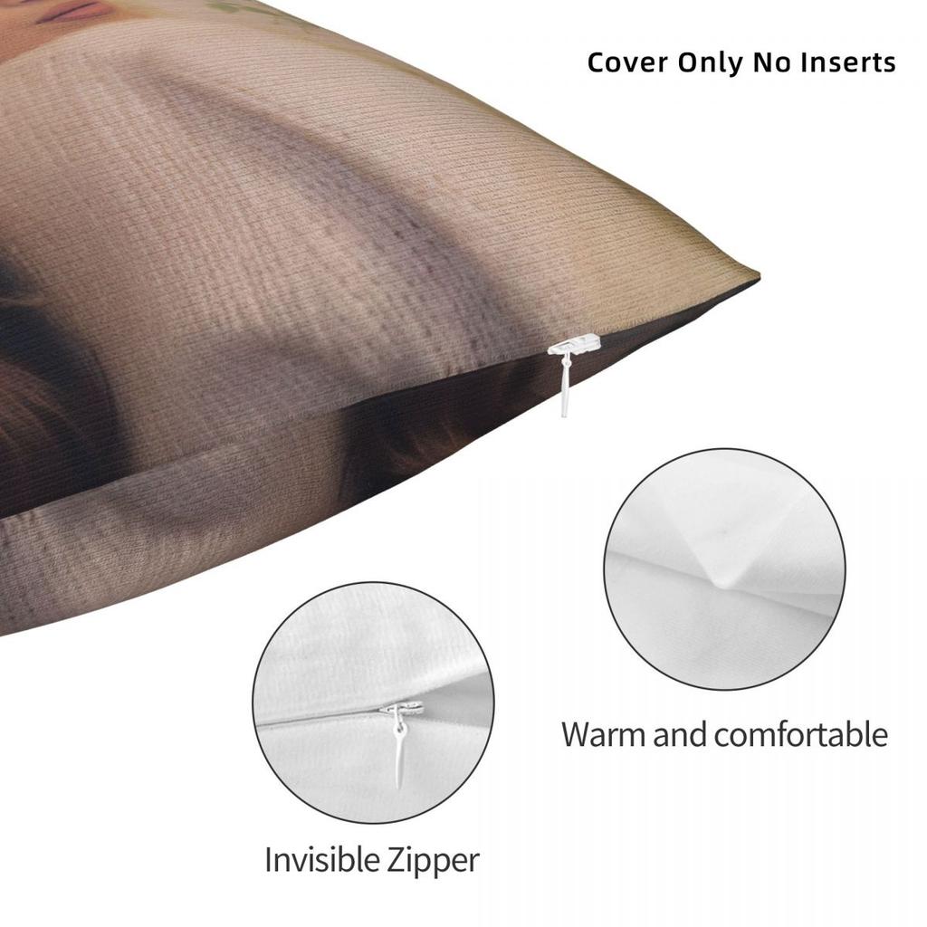 Sängerin Sabrina Carpenter Kissenbezug Polyester Kissenbezug Dekorativ Popmusik Wurfkissenbezug Hülle Zuhause Dropshipping 18'