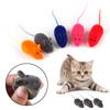 1 ks Vícebarevná zábavná hračka pro mazlíčky kočky koťata, falešná myš, krysa, pískací zvuk, barva náhodná, simulační krysa, potřeby pro mazlíčky