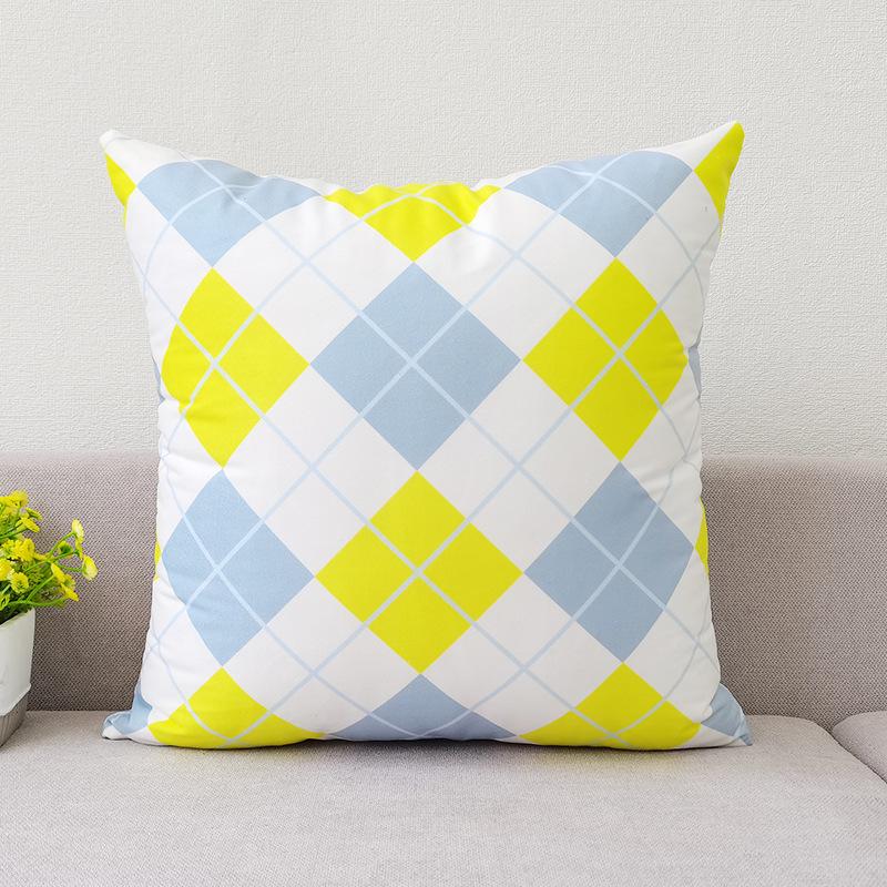 New Modern Nordic Simple Pillowcase Living Room Sofa Home Pillowcase Short Plush Cushion