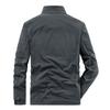 Autumn and Winter New Velvet Jacket Men's Four-sided Elastic Middle-aged Outdoor Sports Loose Breathable Top Coat