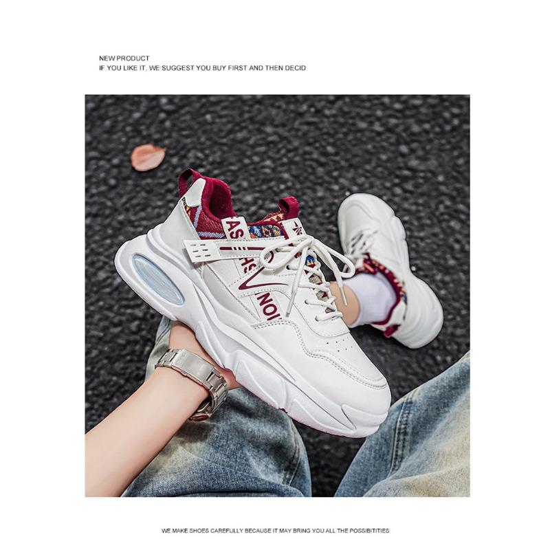 Spring Breathable Thick Sole Casual Running Dad Shoes For Men