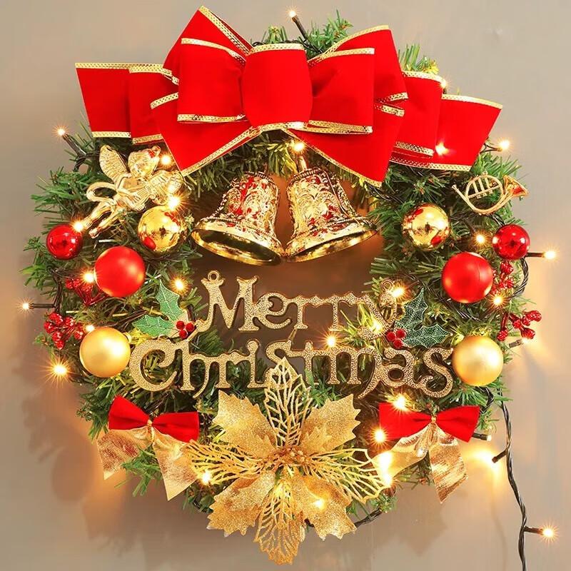 

40CM Christmas Wreath with Red Bow