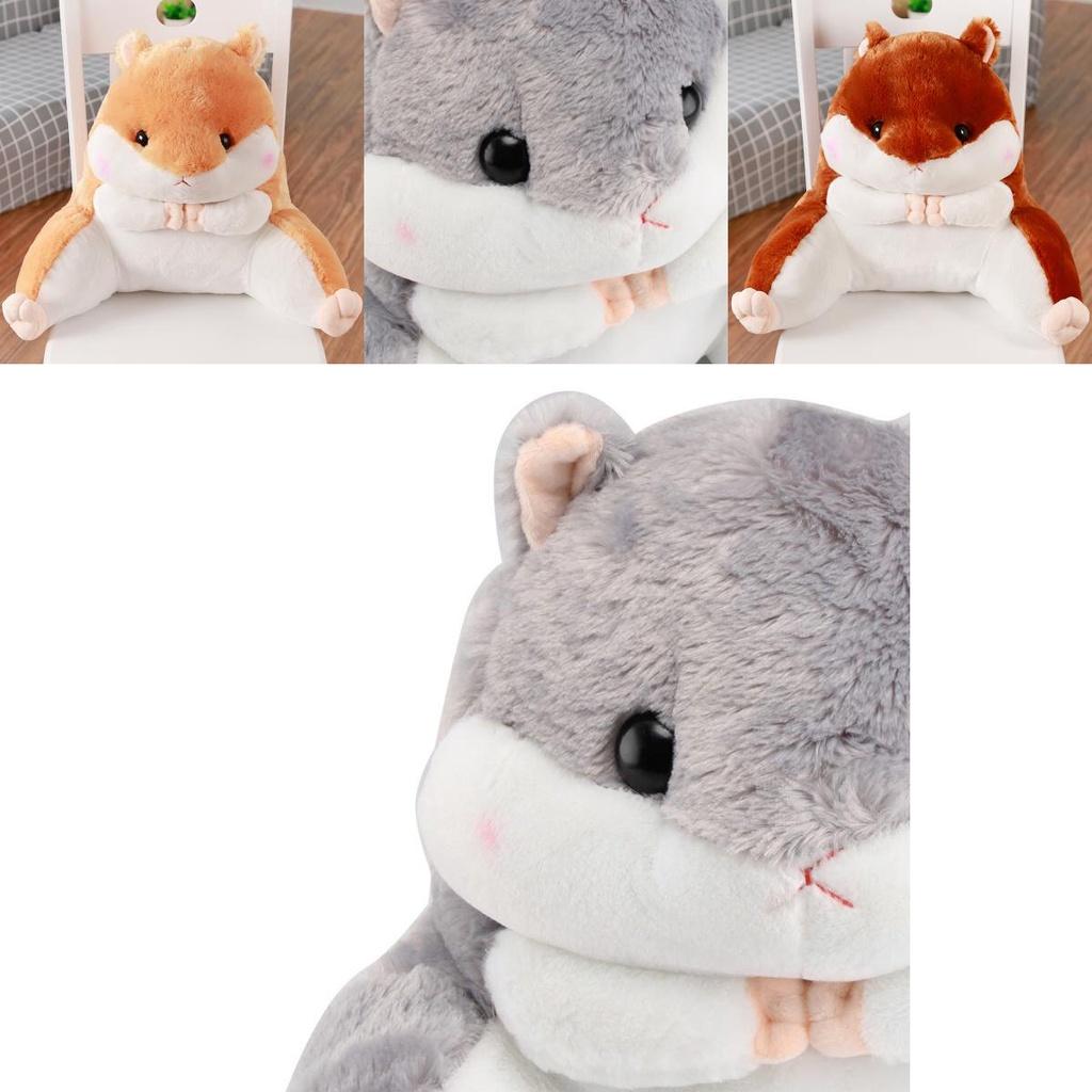 Cozy Hamster Lounger Back Pillow Plush Pp Cotton For Better Lumbar Support
