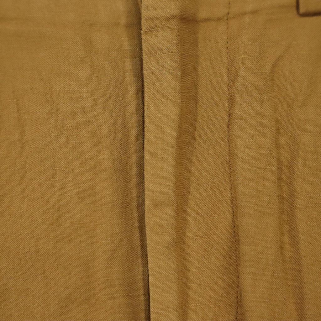 MARGARET HOWELL Made In Japan Linen Mixed Cotton Pants Brown Women Used
