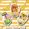 Cartoon Stuffed Fruit Doll Watermelon/Orange/Banana Plush Juicer Doll  Boys Girls