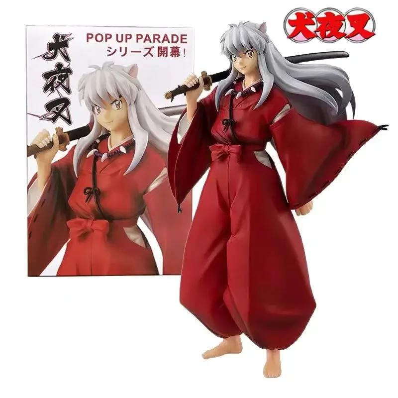 20cm Anime Inuyasha Figure Inuyasha Kikyō Sesshoumaru Higurashi Kagome PVC Action Figure Model Toys Collectible Model Toy Gift
