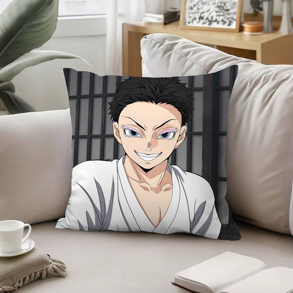 Anime A-akaza Pillow Case Cushion Cover Soft Cute Throw Pillow Case For Car Sofa Pillowcase Polyester With Zipper