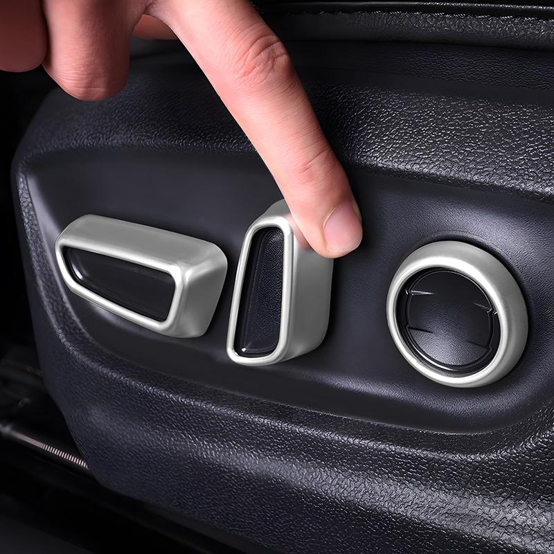 For Toyota Camry 70 XV70 2018      ABS Car Seat Adjustment Switch Button Cover Trim Stickers Accessories