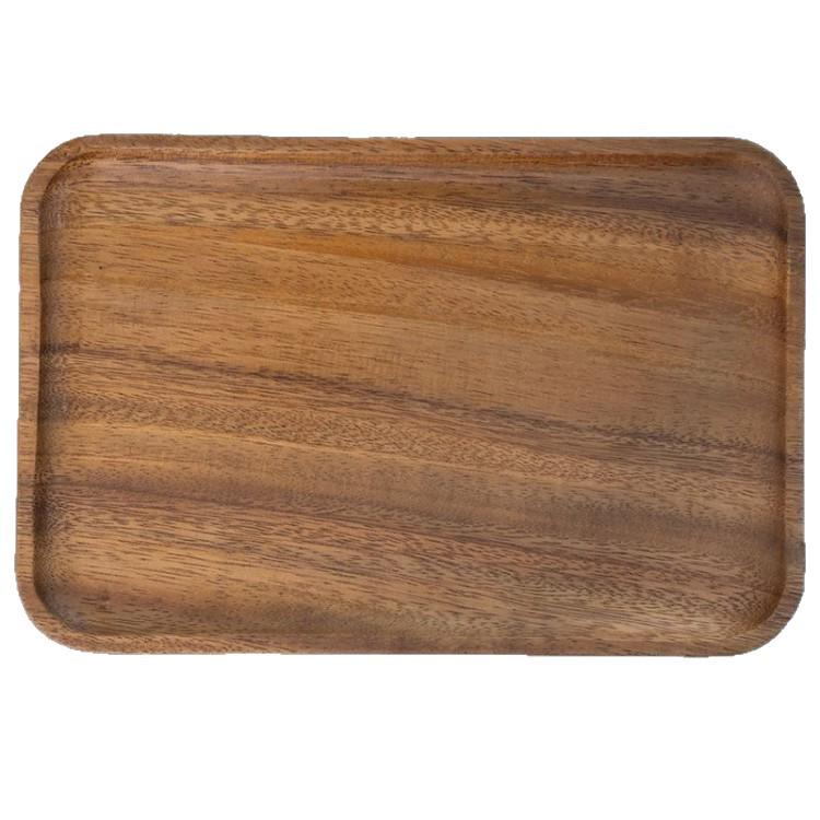 Solid Wood Coffee Table Snack Tray - Chinese Style Nut & Candy Box