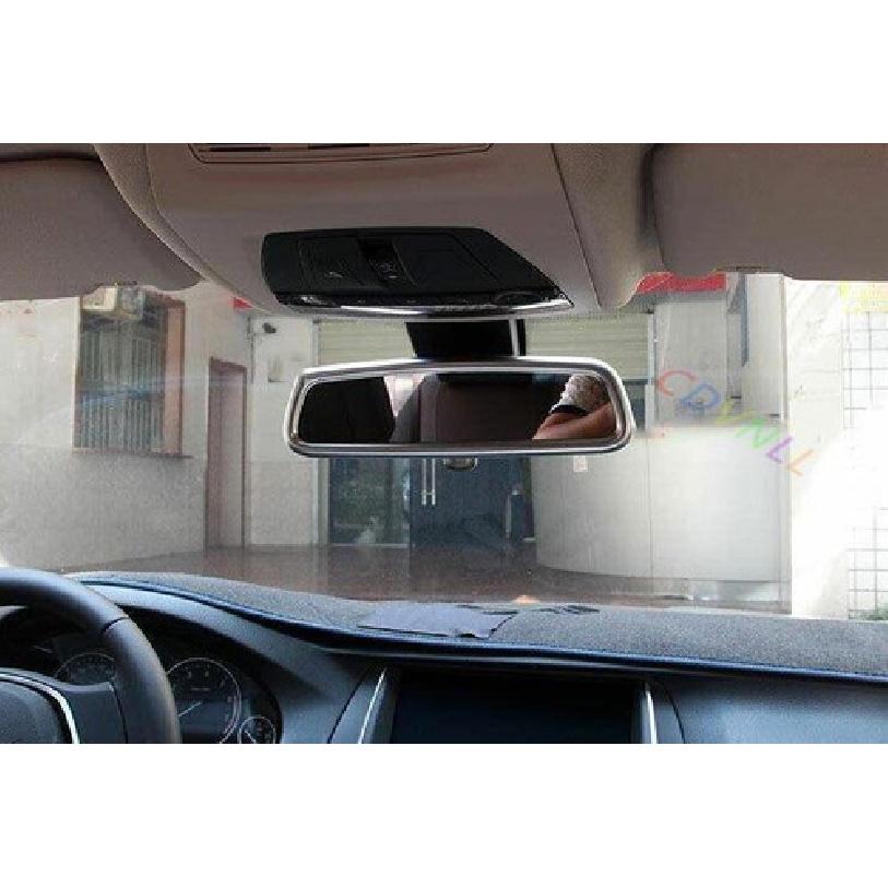 Interior Rearview Mirror Frame Trim Fit For BMW 3 4 Series GT 13-2019 ABS Silver