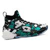 Anta KT4 Still Water Mismatched Trendy Cushioning Slip Resistant High top Basketball Shoes Men's Black White Green 11841101-16