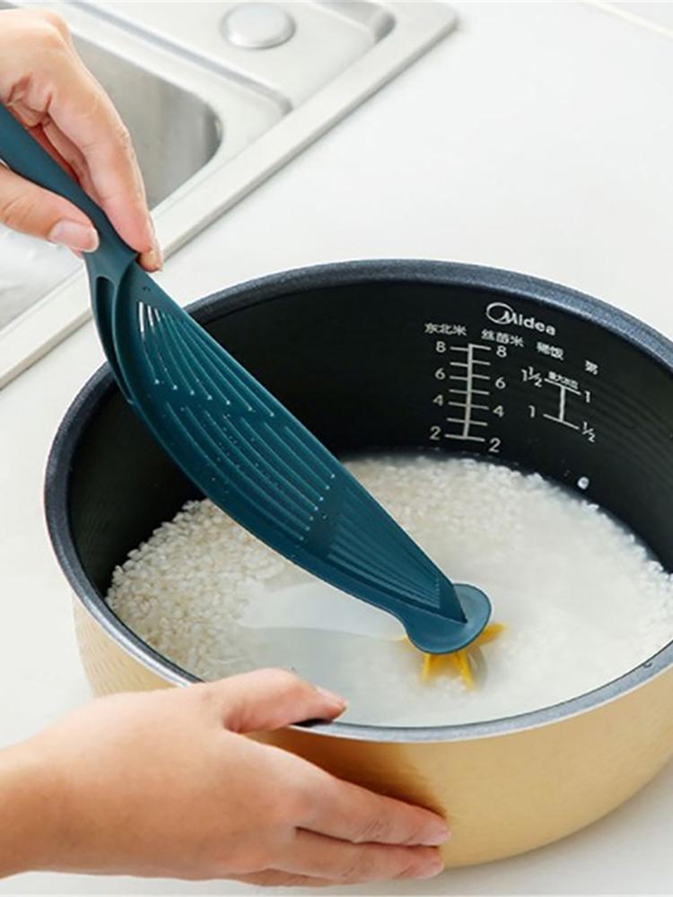 2pcs Dinnerware Rice Cooker Environmental Special Non Stick ABS Rice Spoon Kitchen Tool Spoons Soup Ladle Tableware