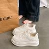 New Spring and Autumn Small Thick-soled Heightening Board Shoes Muffin Sneakers