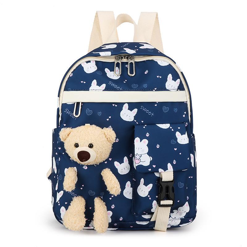 Adorable Cartoon Bear Kids Backpack For Ages 3 To 6 Large Capacity Fun Design
