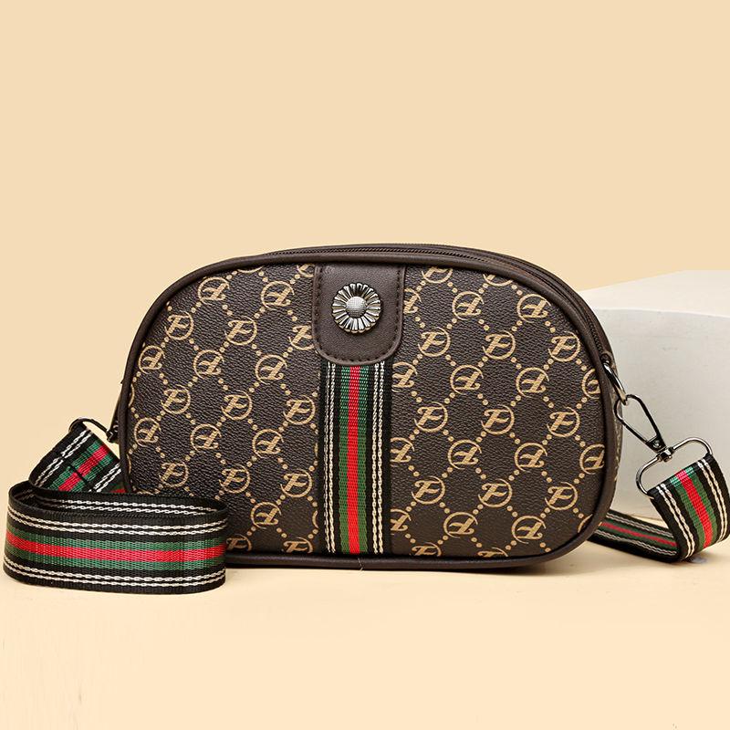 Multi Layered Retro Zero Wallet, One Shoulder Crossbody Fashionable Mobile Phone Bag, Women's Small Bag, Small Shoulder Bag