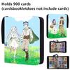 Anime Frieren: Beyond Journey's End 400pcs/900pcs Card Album Book Collection Card Zipper Game Cards Binder Holder Kids Gifts