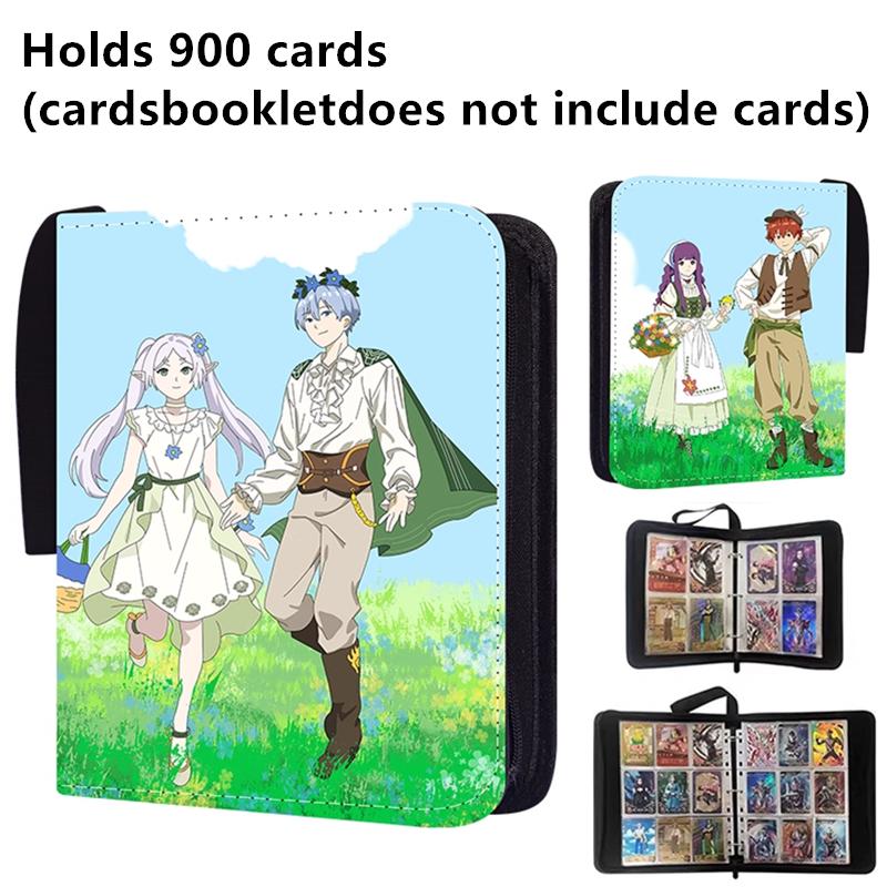 Anime Frieren: Beyond Journey's End 400pcs/900pcs Card Album Book Collection Card Zipper Game Cards Binder Holder Kids Gifts