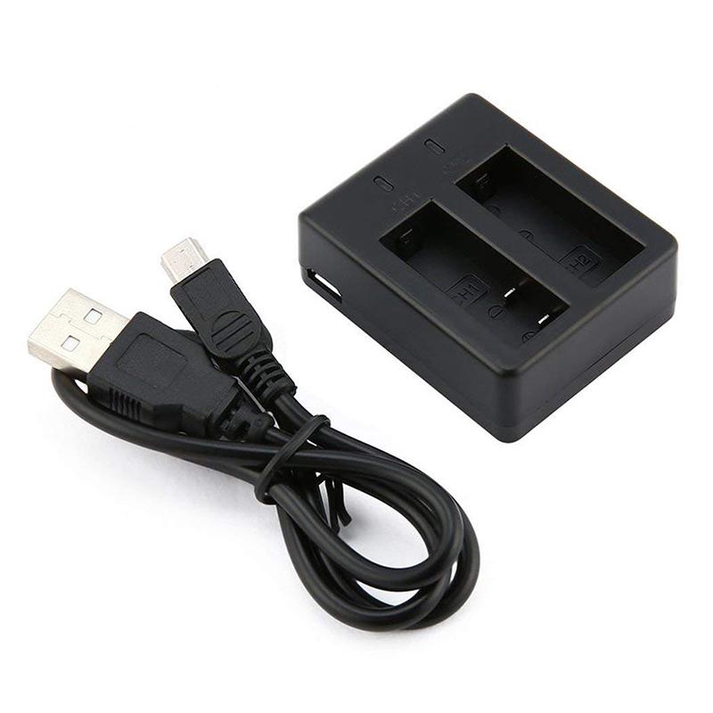 Φορτιστής Μπαταριών Διπλής Υποδοχής 2 Σε 1 Φορτιστής Κάμερας Βάση Κάμερας Για Eken Sjcam Sj4000