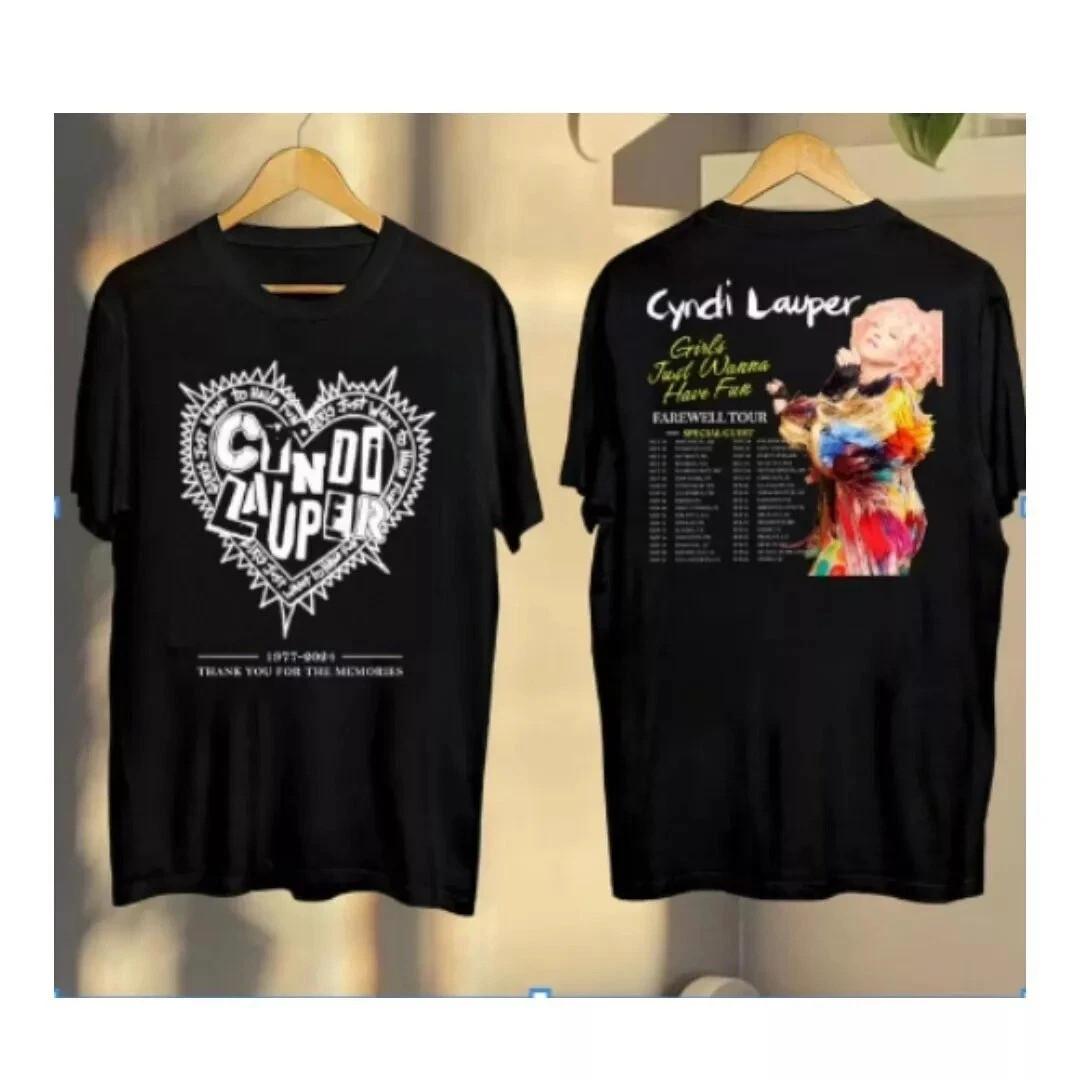 Cyndi Lauper Girl Just Wanna Have Fun Farewell Tour 2026 T-Shirt L