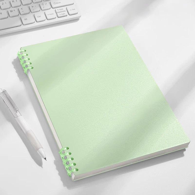 Retro B5 Verdicktes A5 Ringbuch - Hochwertig, Schlichtes Design, Herausnehmbare Seiten, Perfekt für Schüler