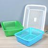 Thickened Rectangular Plastic Storage Basket