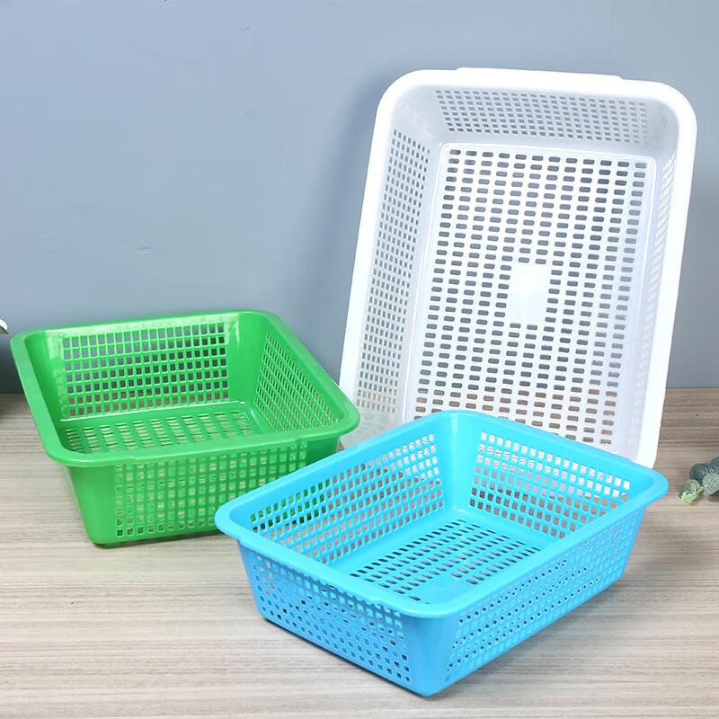 Thickened Rectangular Plastic Storage Basket