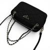 Excellent PRADA Shoulder Bag test input Triangle logo 2-way handbag 1BH910 Used