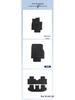 Black Nylon Floor Mats for 2022-2024 Toyota Highlander - Dirt-Resistant Car Interior Accessories