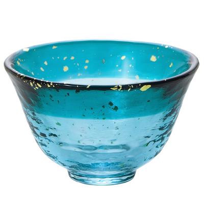 ADERIA Tsugaru Vidro Aomori No Umi Sake Cup Tsugaru Strait 50ml Made In Japan Presentation Box Ochoko Sake Sake Glass Cold Sake Choko Sake Utensil