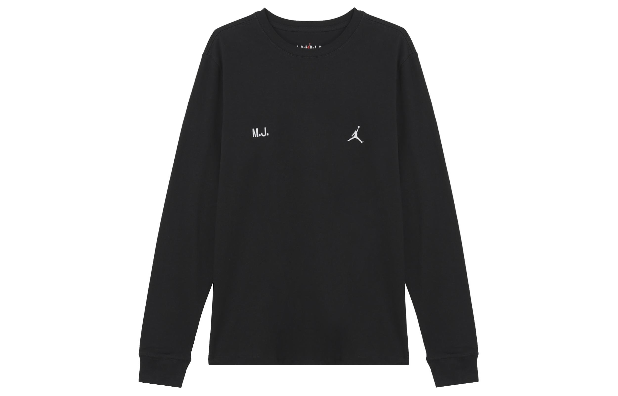 Jordan Sweatshirts Heren Zwart Ronde Hals Normaal Regular M black