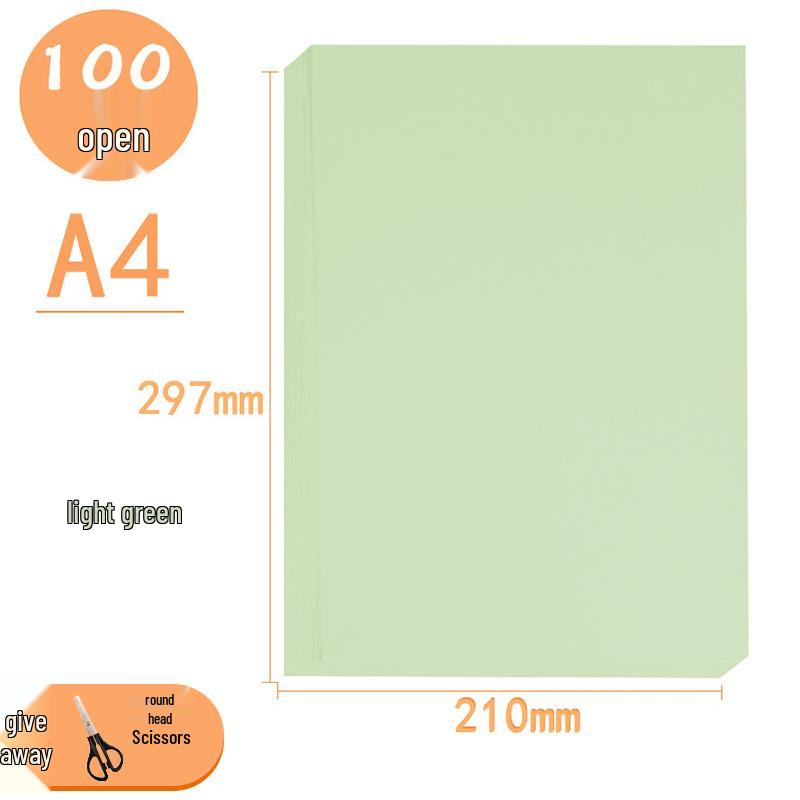 A4 Colored Handmade Origami Paper, 80gsm for Kindergarten & Primary Students