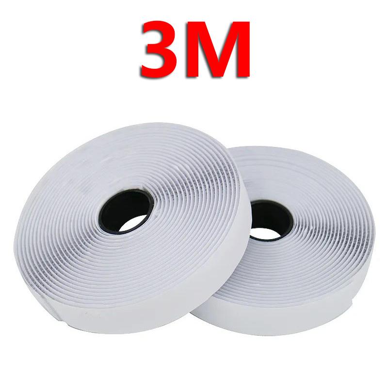 5M*20/25/30/50mm Width Magic Nylon Sticker Disks Velcros Tape Self-adhesive Hook and Loop Fastener DIY Sewing Supplies with Glue