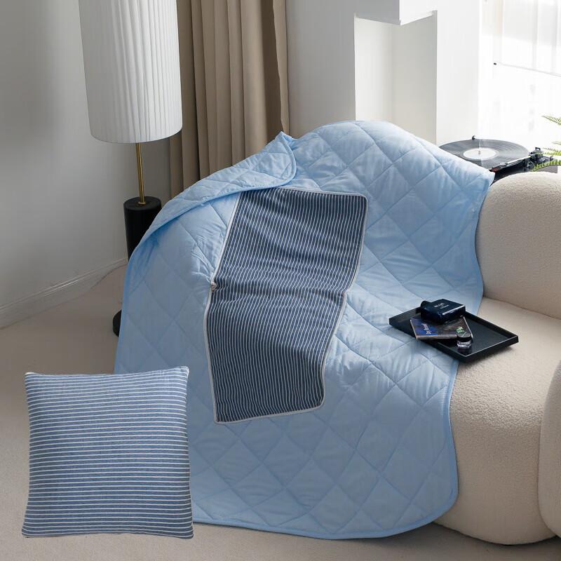 

AIQIWU All-Season Cotton Pillow Blanket
