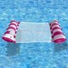 Summer Inflatable Foldable Floating Row Swimming Pool Water Hammock  PVC Air Mattresses Bed Beach Water Sports Lounger Chair